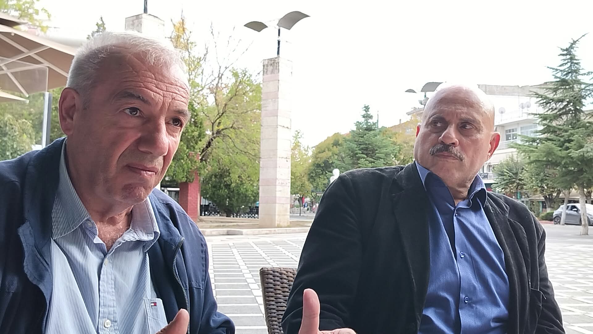 Ο Πρόεδρος της "Πνοής Δημοκρατίας" Δημήτρης Κούβελας στην Πτολεμαΐδα.