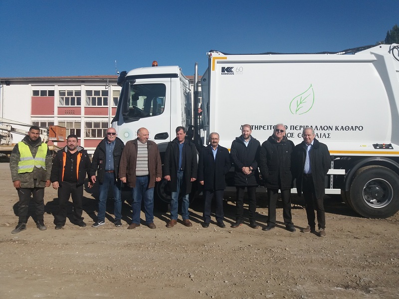 Με τρία υπερσύγχρονα απορριμματοφόρα δωρεά του ΤΑΡ ενισχύθηκε ο στόλος των οχημάτων του Δήμου Εορδαίας