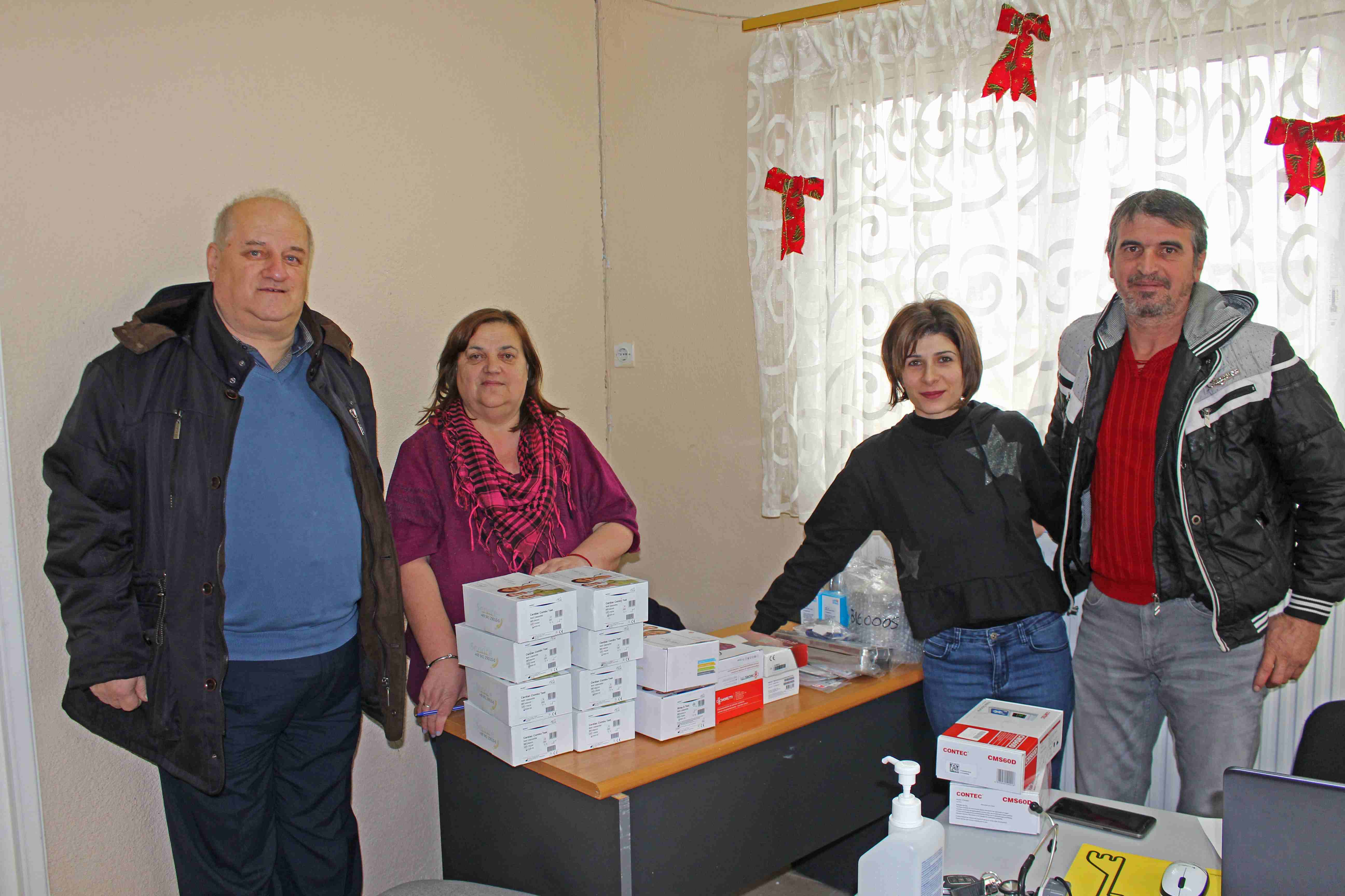 Παράδοση δωρεάς υλικών και εξοπλισμού στο Πολυδύναμο Περιφερειακό Ιατρείο Λευκώνα Πρεσπών